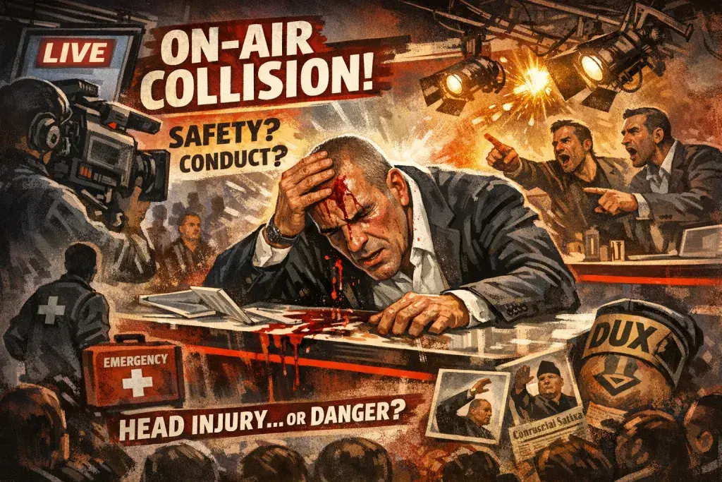 Paolo Di Canio Collision on Italian TV Raises Safety and Conduct Questions